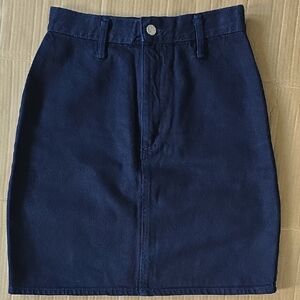 Vintage dark blue Steel Denim skirt-5